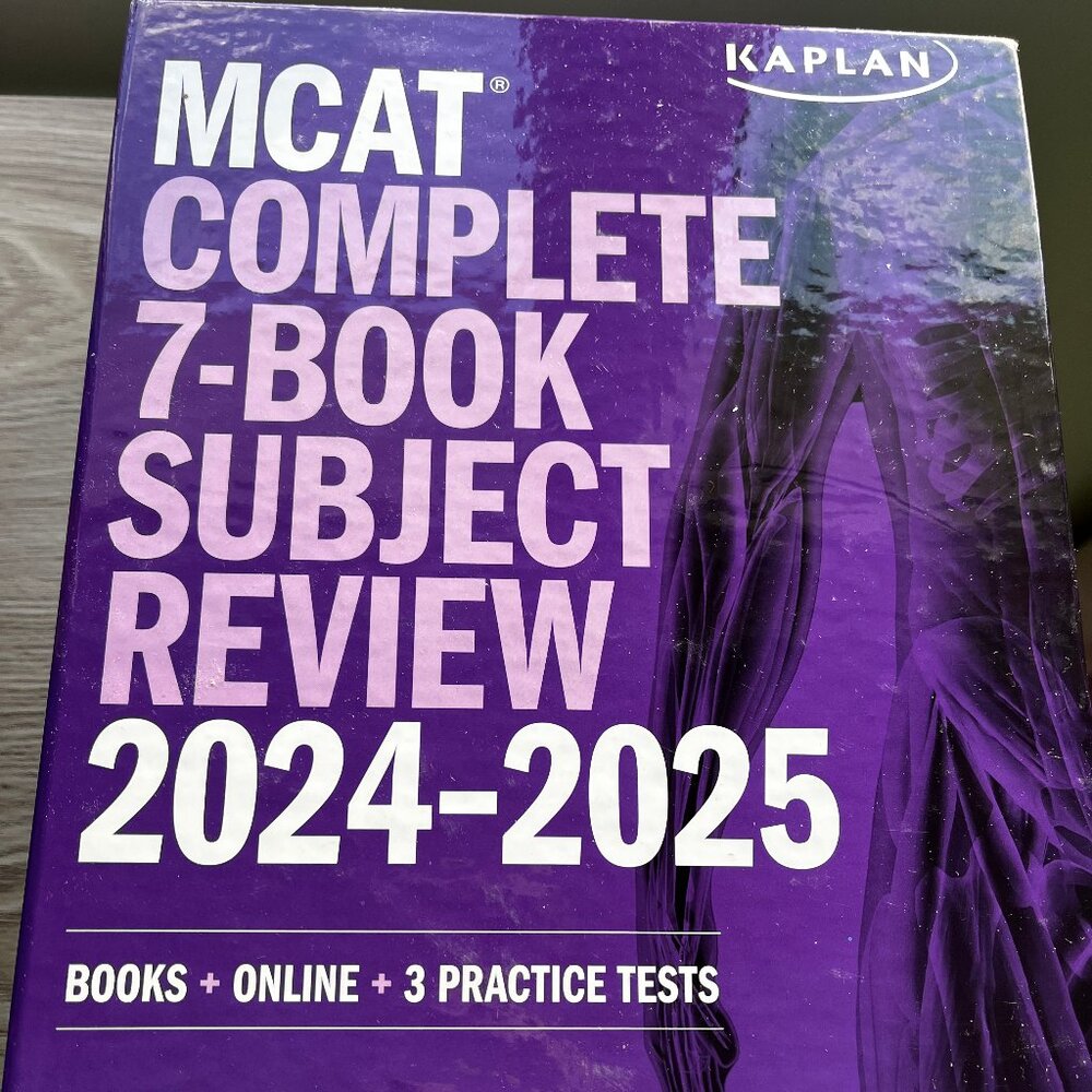 2024-2025 kaplan mcat books